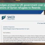 SACD lodges protest to UK government over possible deportations of Syrian refugees to Rwanda